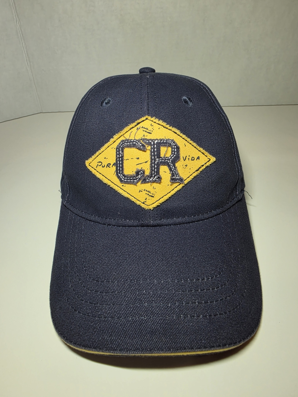 Morpho Baseball Cap Blue OS Costa Rica Pura Vida Embroidered Strapback Hat